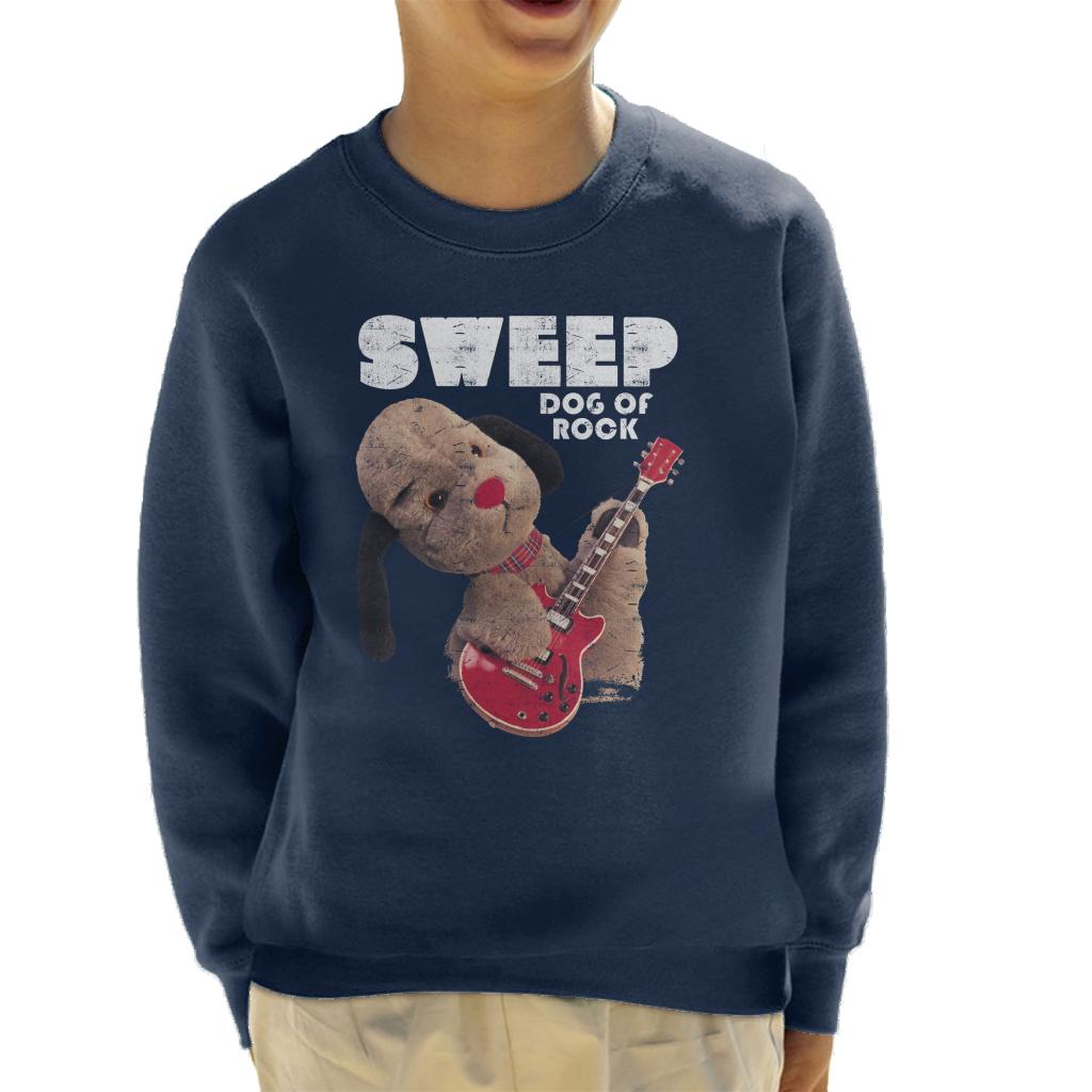 Sooty Dog Of Rock Sweep Kids Sweatshirt-ALL + EVERY