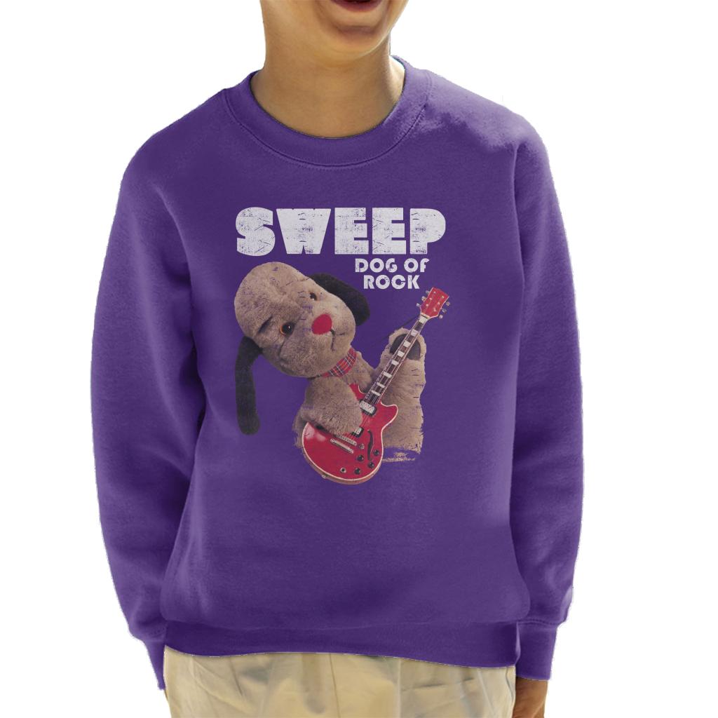 Sooty Dog Of Rock Sweep Kids Sweatshirt-ALL + EVERY