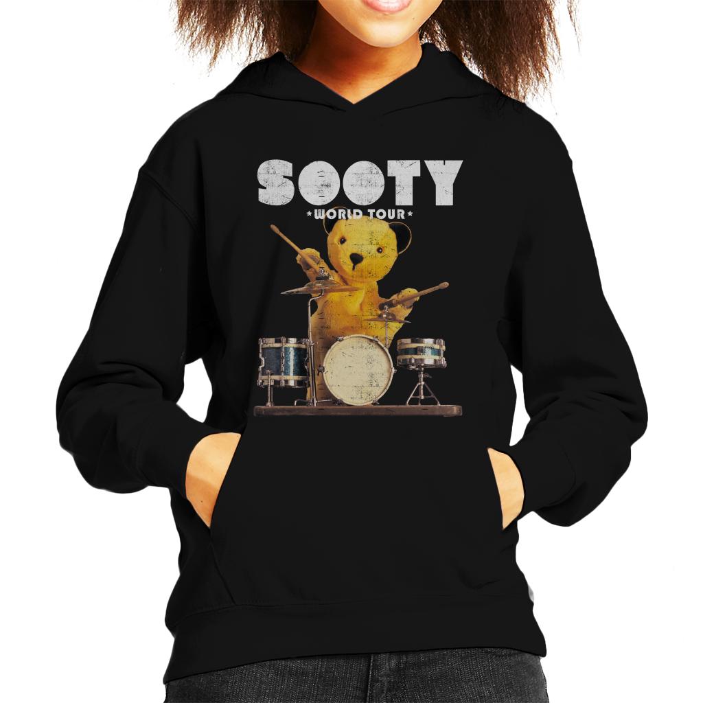 Sooty World Tour Drums Kids Hooded Sweatshirt-ALL + EVERY