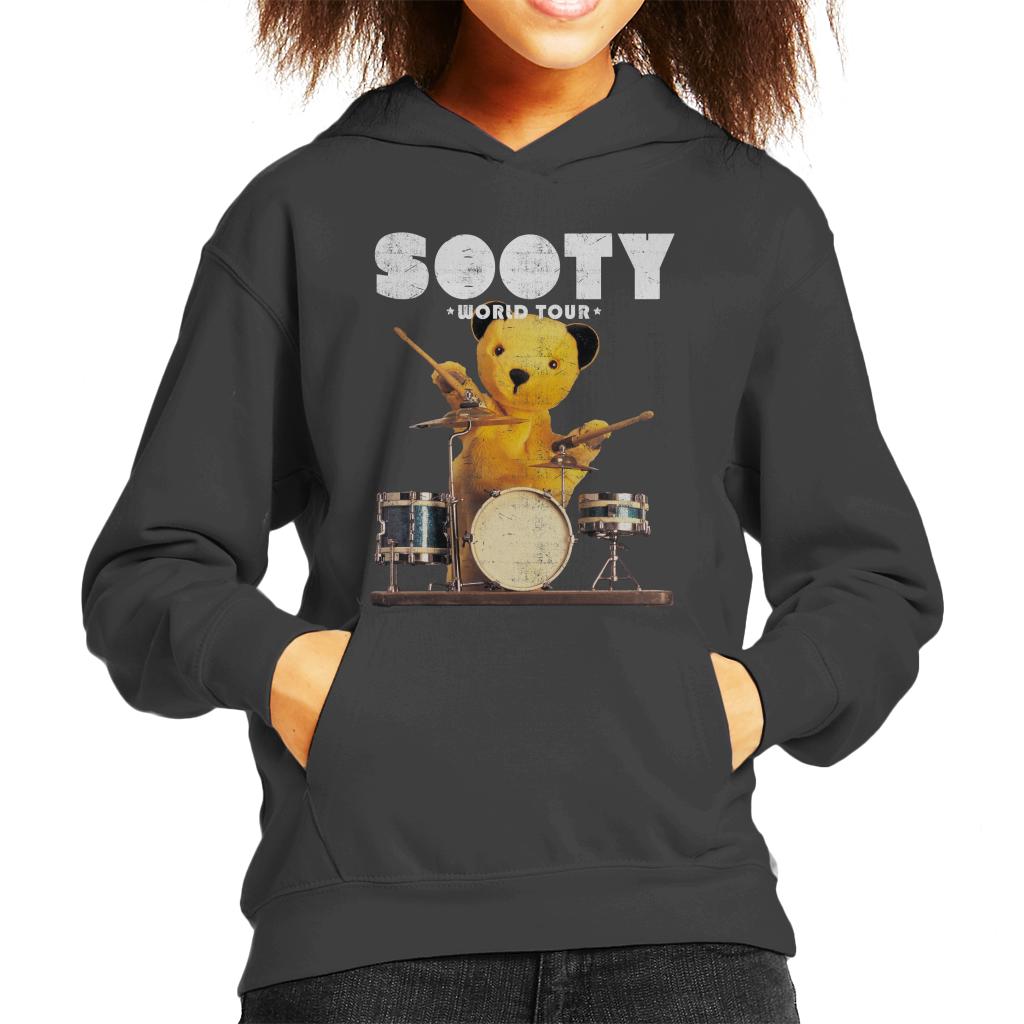 Sooty World Tour Drums Kids Hooded Sweatshirt-ALL + EVERY