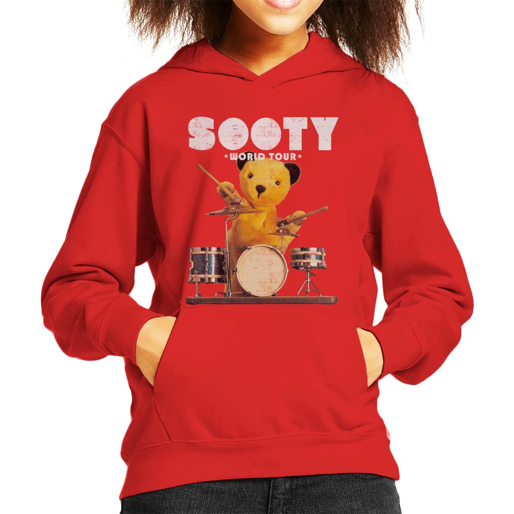 Sooty World Tour Drums Kids Hooded Sweatshirt-ALL + EVERY