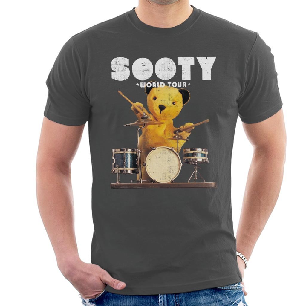 Sooty World Tour Drums Men's T-Shirt-ALL + EVERY