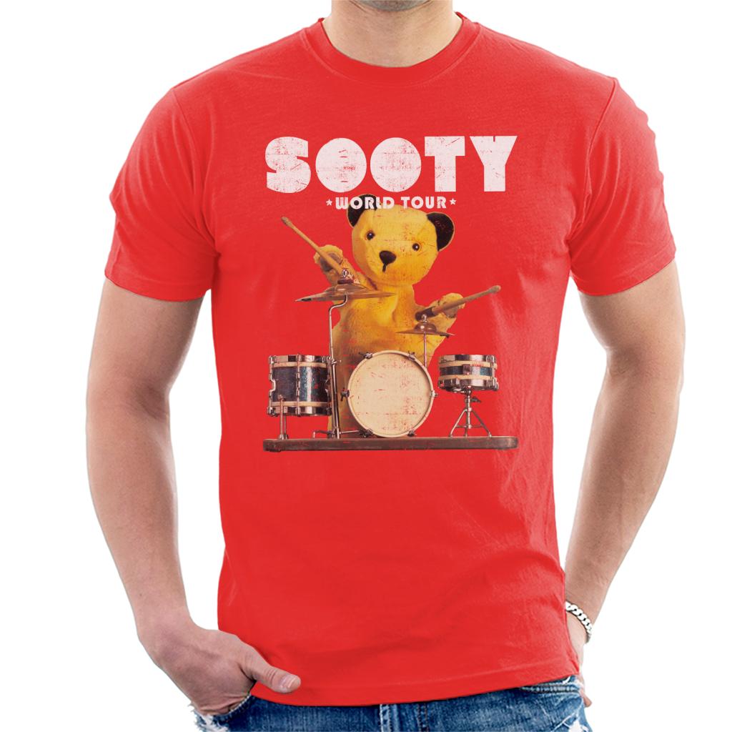 Sooty World Tour Drums Men's T-Shirt-ALL + EVERY