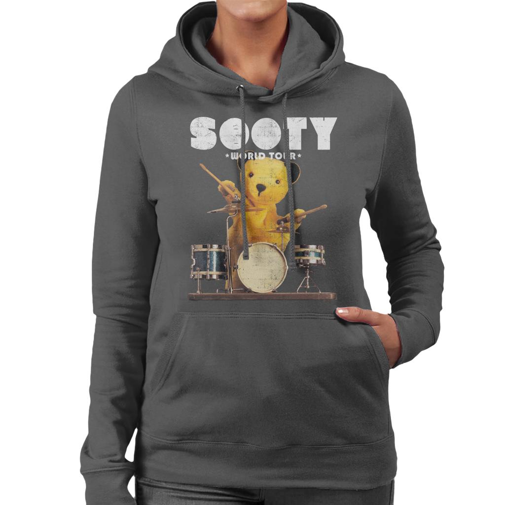 Sooty World Tour Drums Women's Hooded Sweatshirt-ALL + EVERY