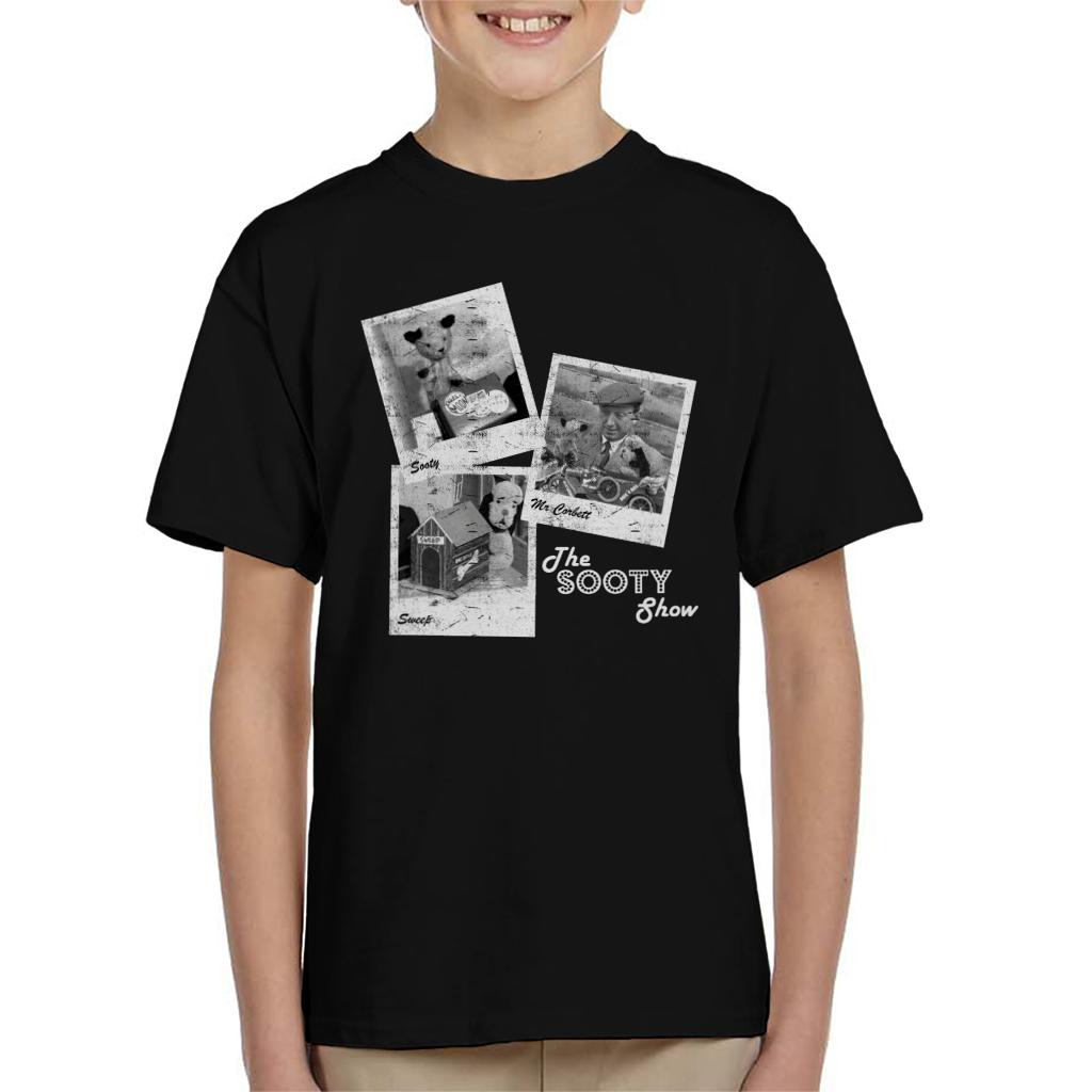 Sooty Retro 1950's Photo Montage Kids T-Shirt-ALL + EVERY