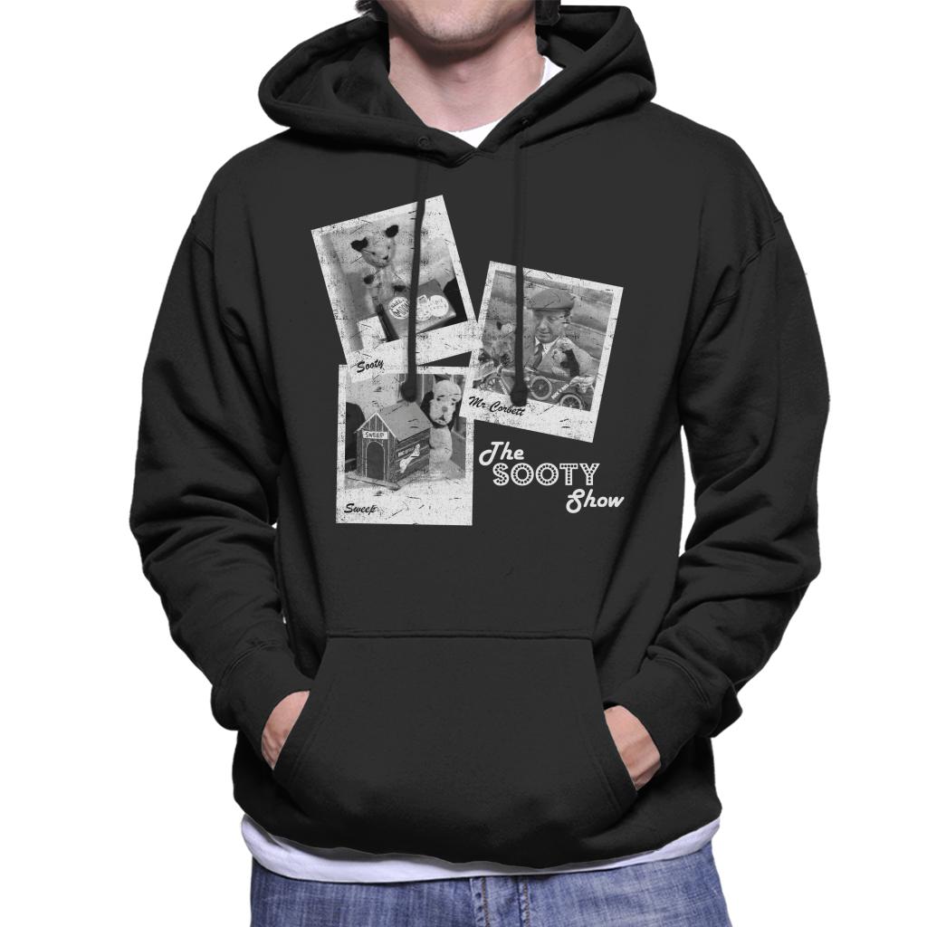 Sooty Retro 1950's Photo Montage Men's Hooded Sweatshirt-ALL + EVERY