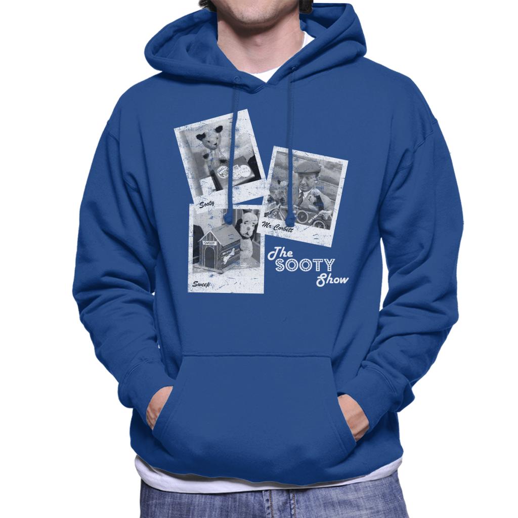 Sooty Retro 1950's Photo Montage Men's Hooded Sweatshirt-ALL + EVERY