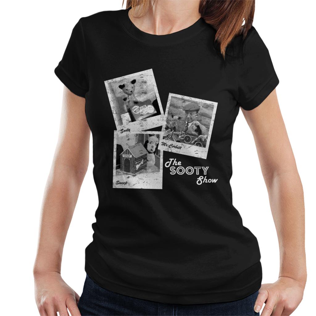 Sooty Retro 1950's Photo Montage Women's T-Shirt-ALL + EVERY