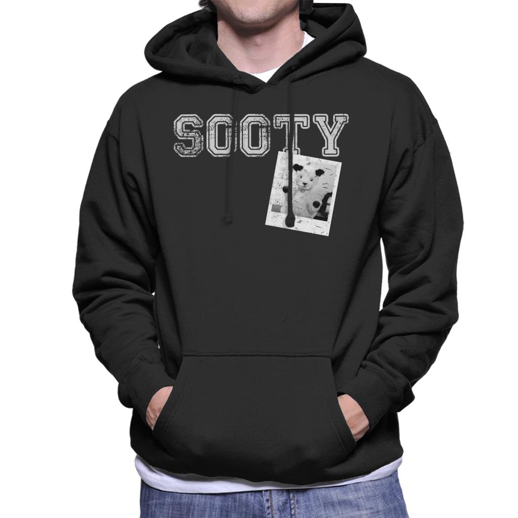 Sooty Retro College Sports Style Men's Hooded Sweatshirt-ALL + EVERY