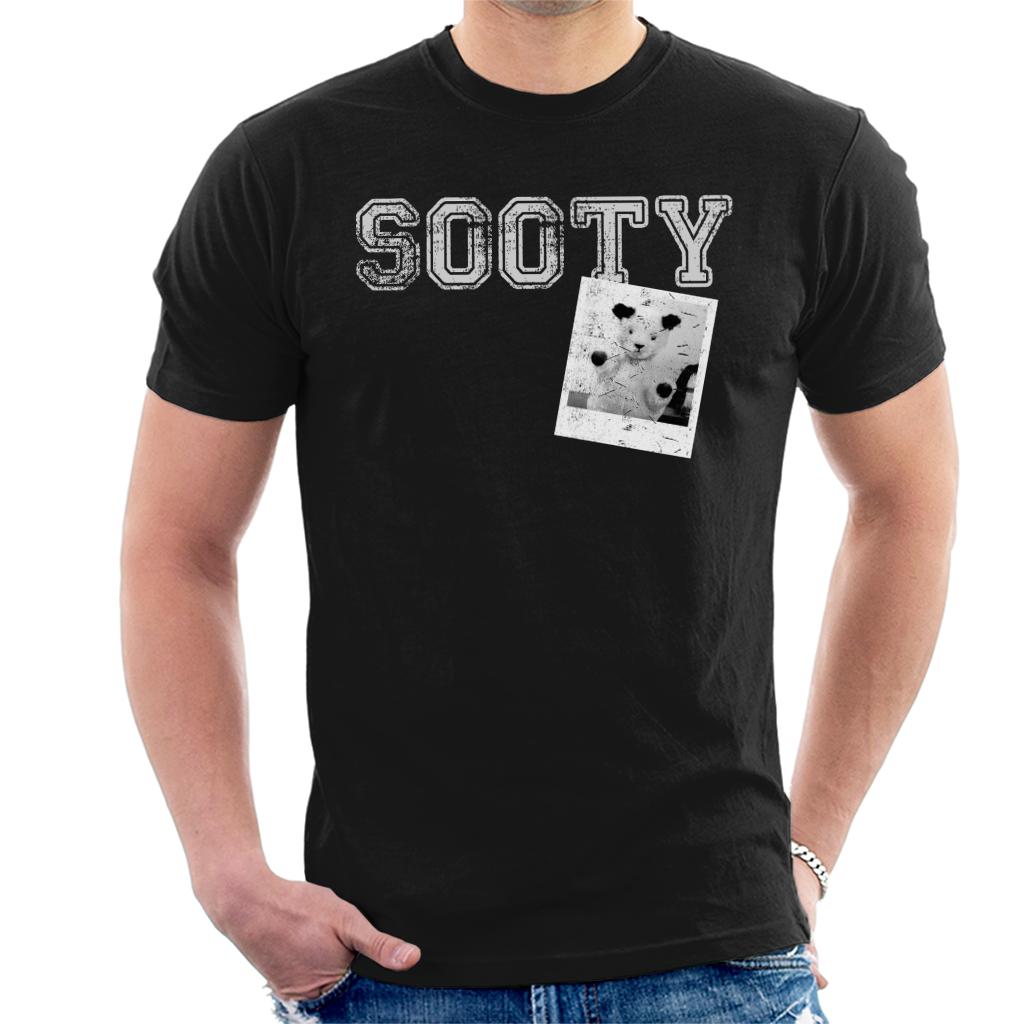 Sooty Retro College Sports Style Men's T-Shirt-ALL + EVERY