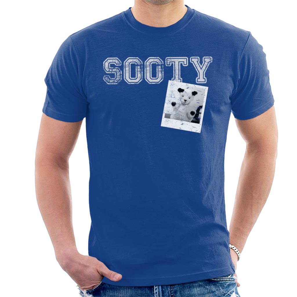 Sooty Retro College Sports Style Men's T-Shirt-ALL + EVERY