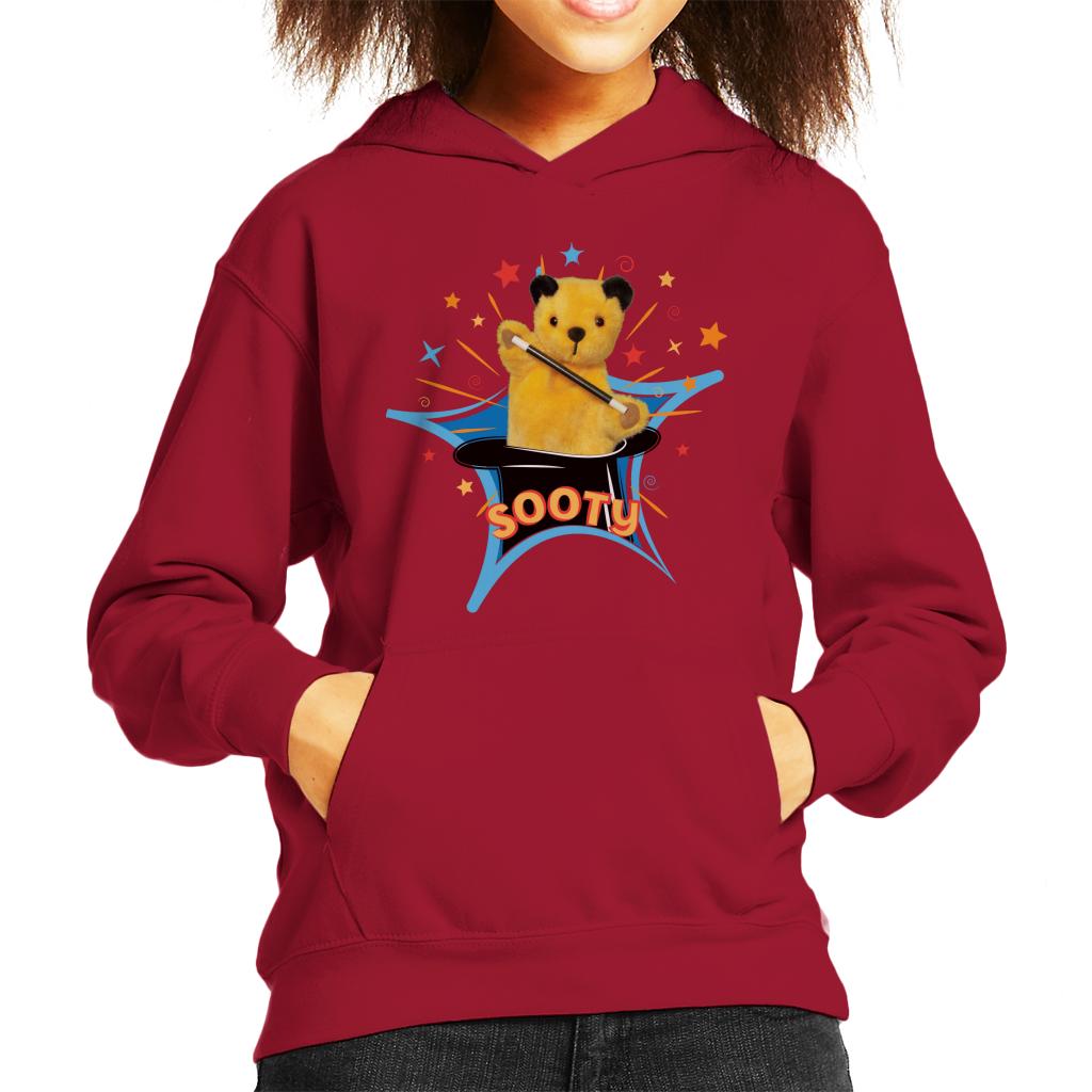 Sooty Magic Hat Kids Hooded Sweatshirt-ALL + EVERY