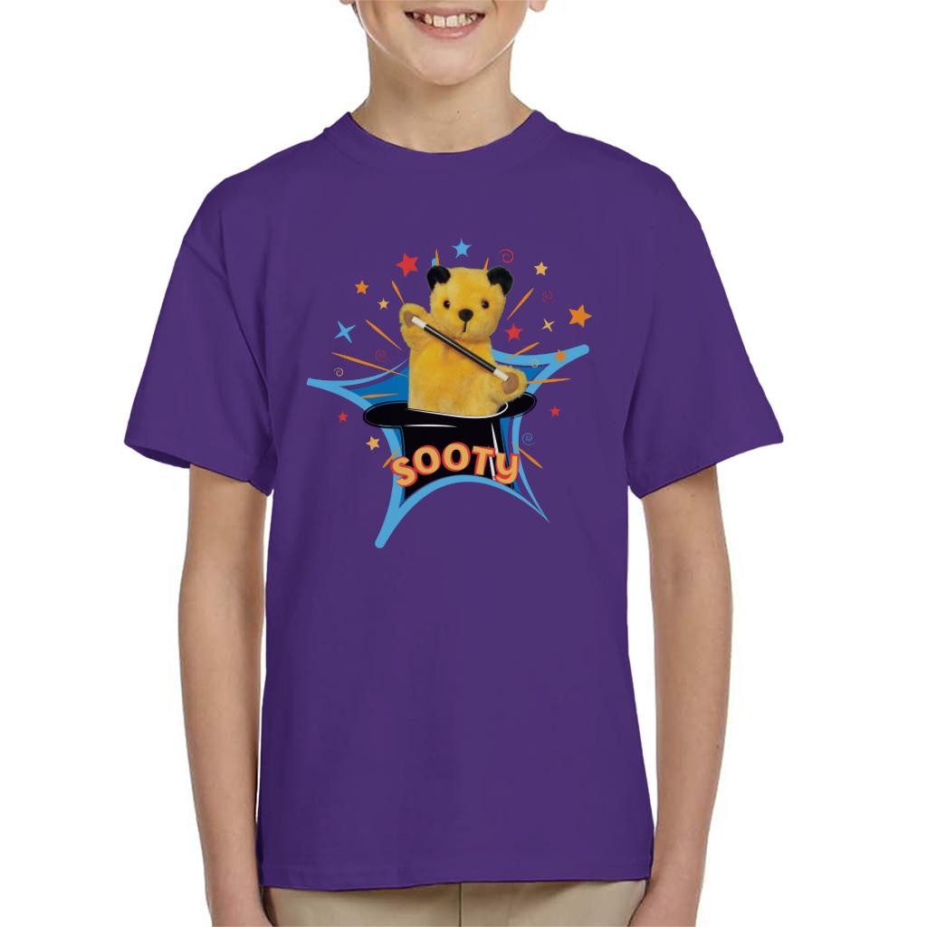 Sooty Magic Hat Kids T-Shirt-ALL + EVERY