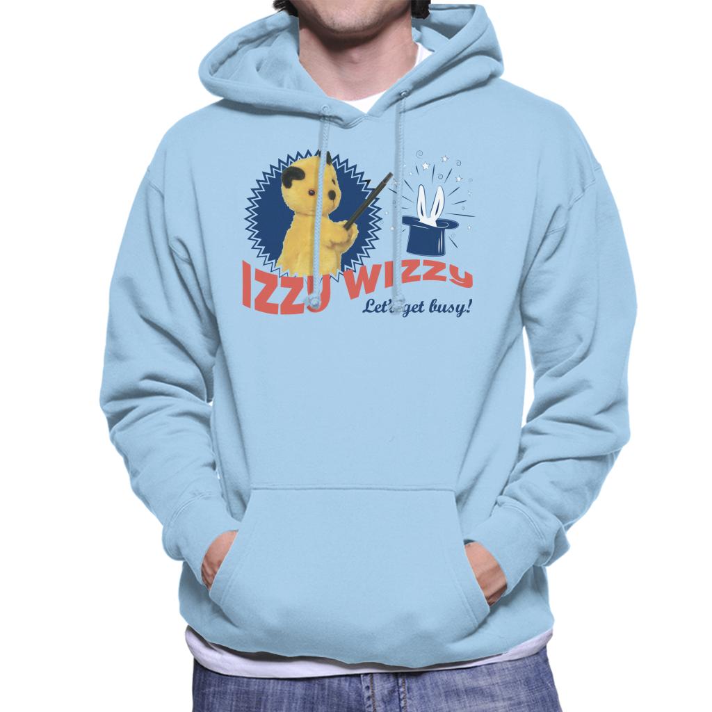 Sooty Retro Izzy Wizzy Let's Get Busy Men's Hooded Sweatshirt-ALL + EVERY