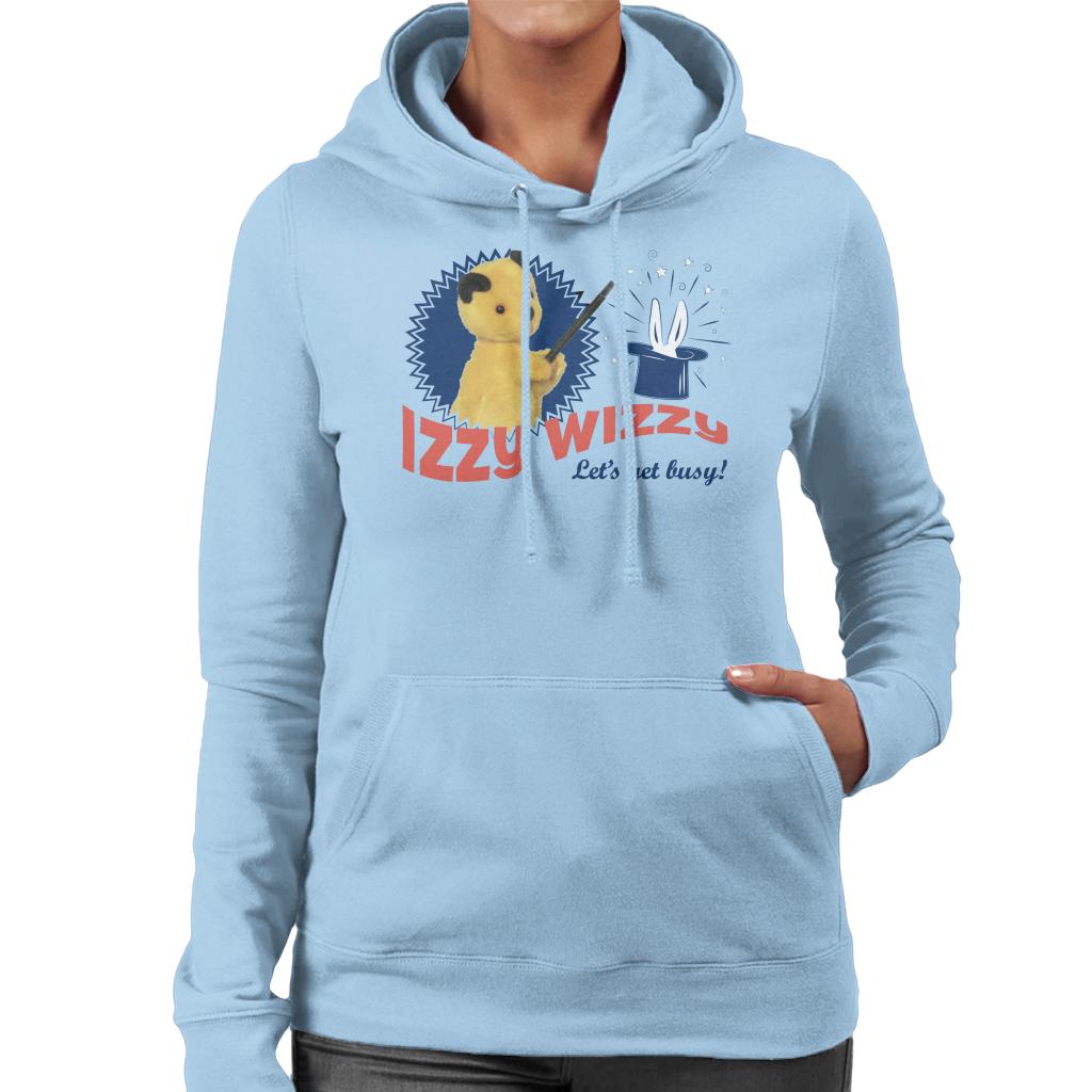 Sooty Retro Izzy Wizzy Let's Get Busy Women's Hooded Sweatshirt-ALL + EVERY