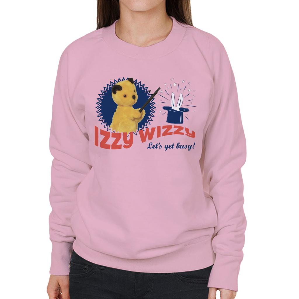 Sooty Retro Izzy Wizzy Let's Get Busy Women's Sweatshirt-ALL + EVERY