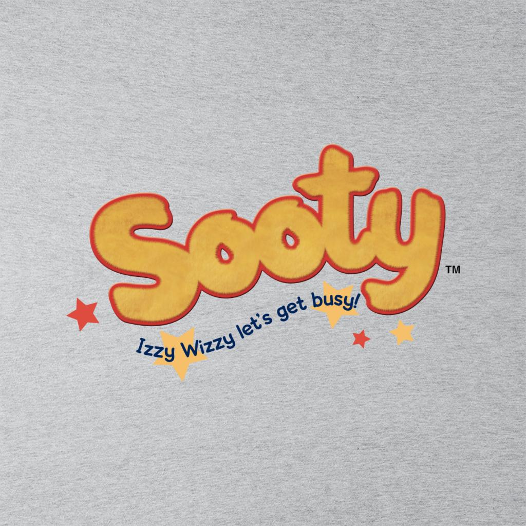 Sooty Text Logo Izzy Wizzy Men's T-Shirt-ALL + EVERY