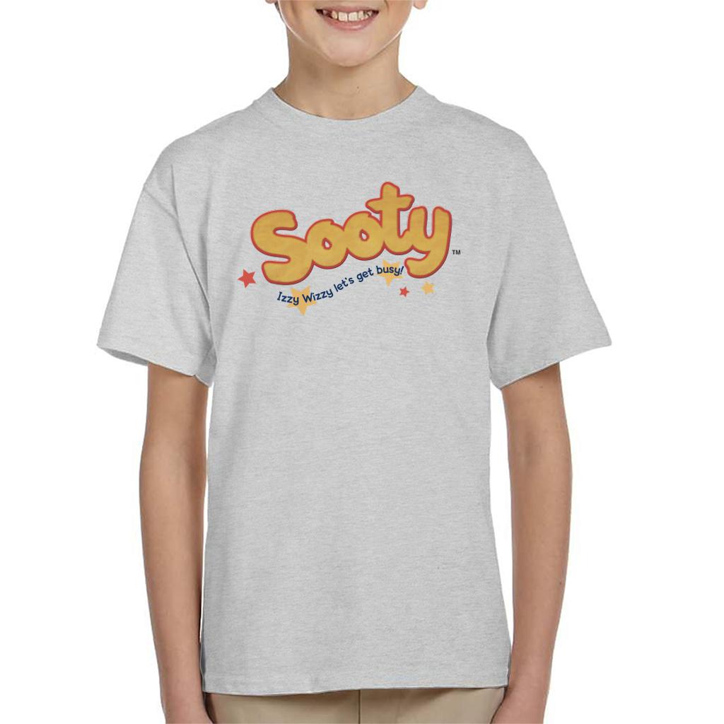 Sooty Text Logo Izzy Wizzy Kids T-Shirt-ALL + EVERY