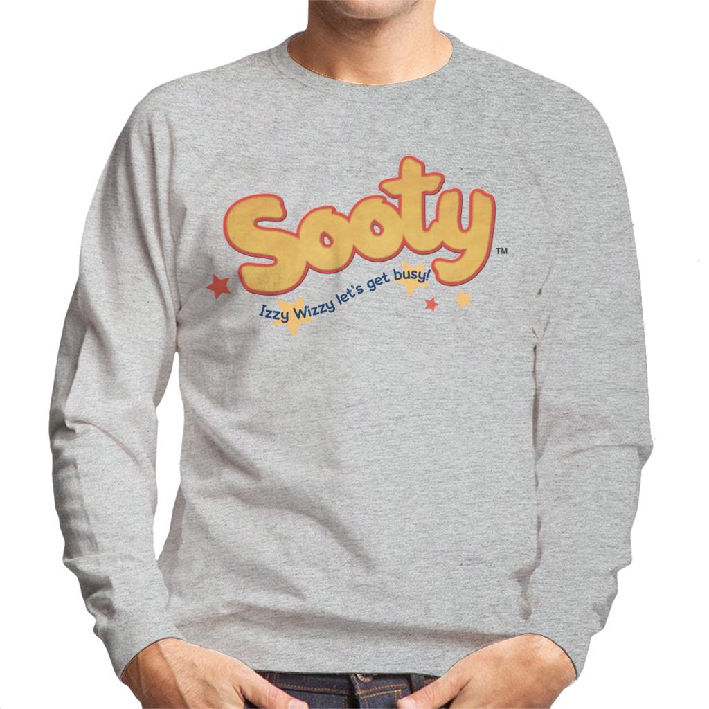 Sooty Text Logo Izzy Wizzy Men's Sweatshirt-ALL + EVERY