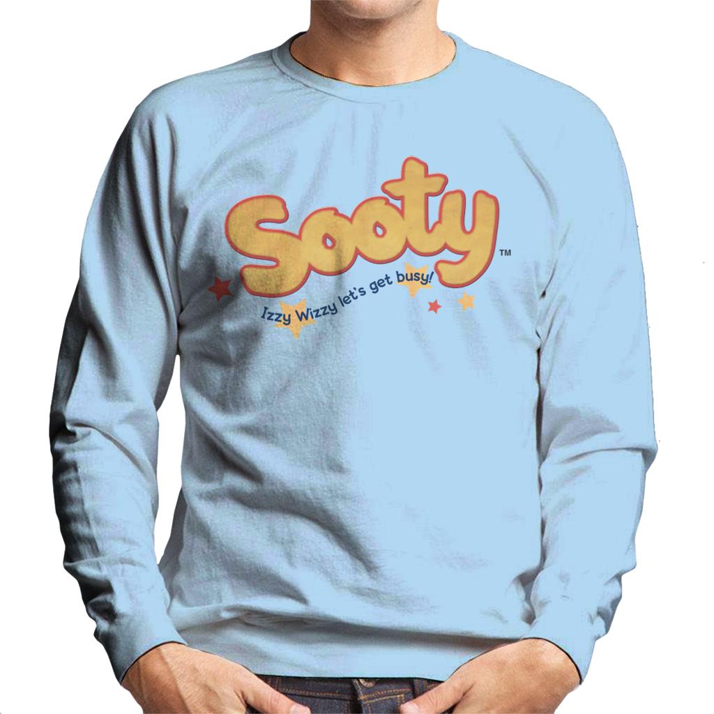 Sooty Text Logo Izzy Wizzy Men's Sweatshirt-ALL + EVERY