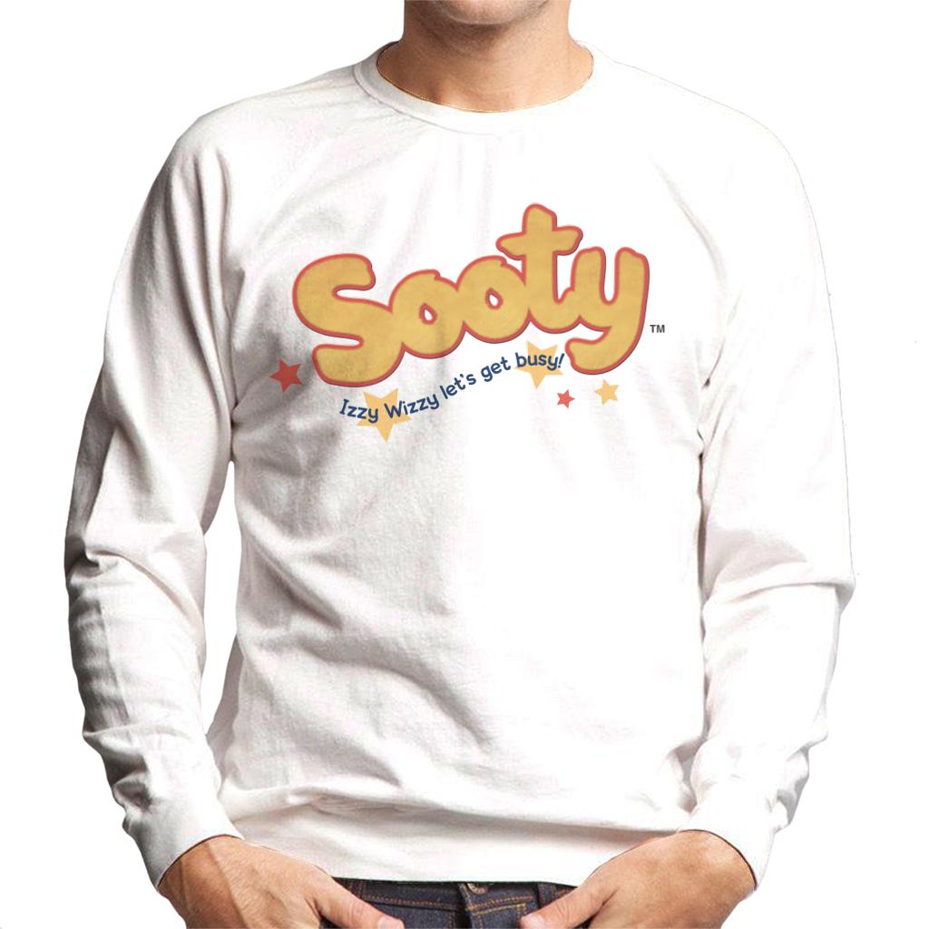 Sooty Text Logo Izzy Wizzy Men's Sweatshirt-ALL + EVERY