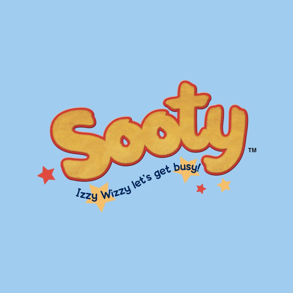 Sooty Text Logo Izzy Wizzy Kids T-Shirt-ALL + EVERY