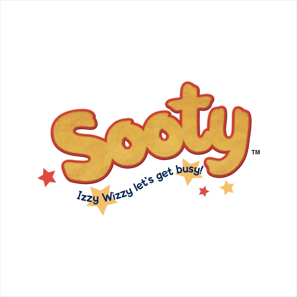 Sooty Text Logo Izzy Wizzy Kids T-Shirt-ALL + EVERY