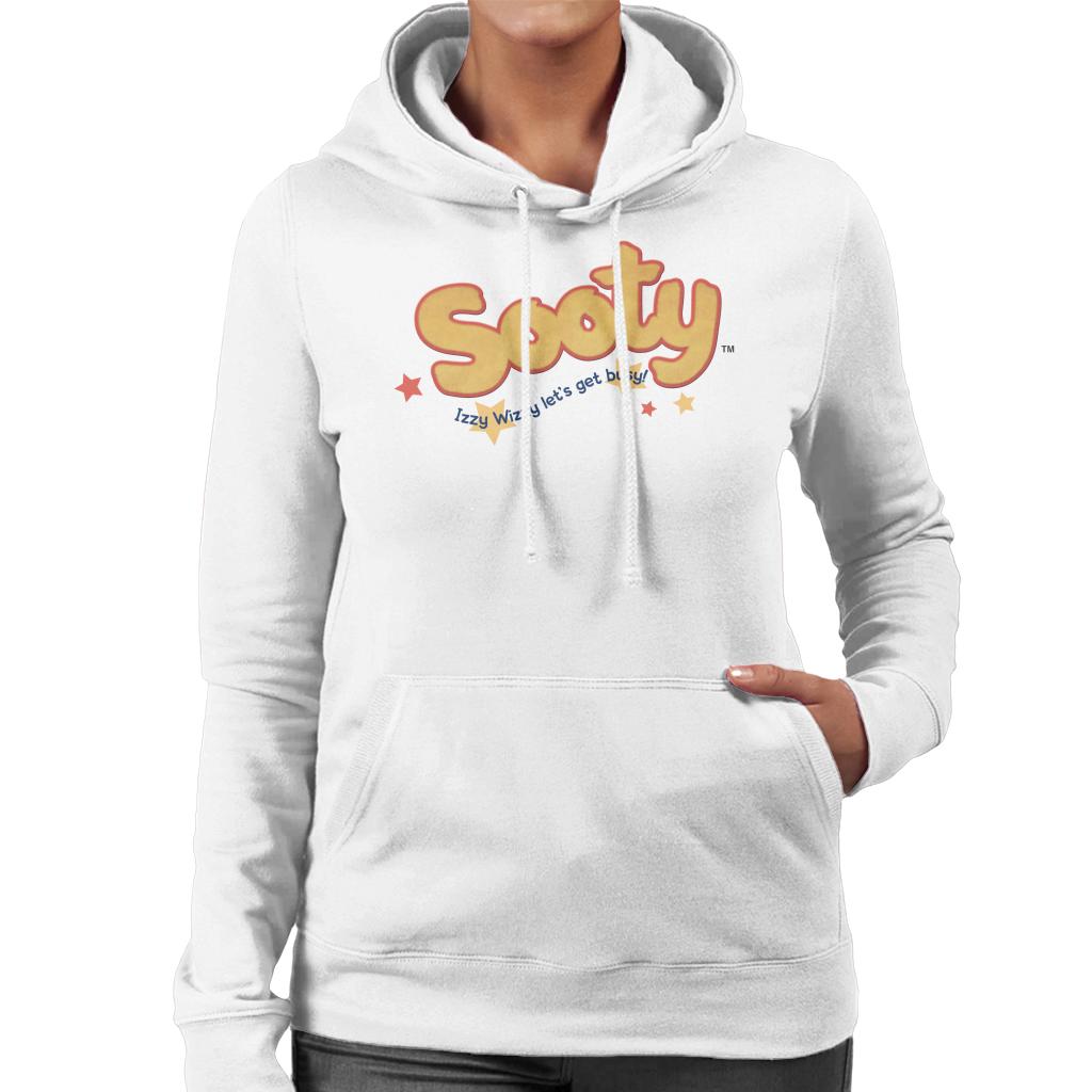 Sooty Text Logo Izzy Wizzy Women's Hooded Sweatshirt-ALL + EVERY