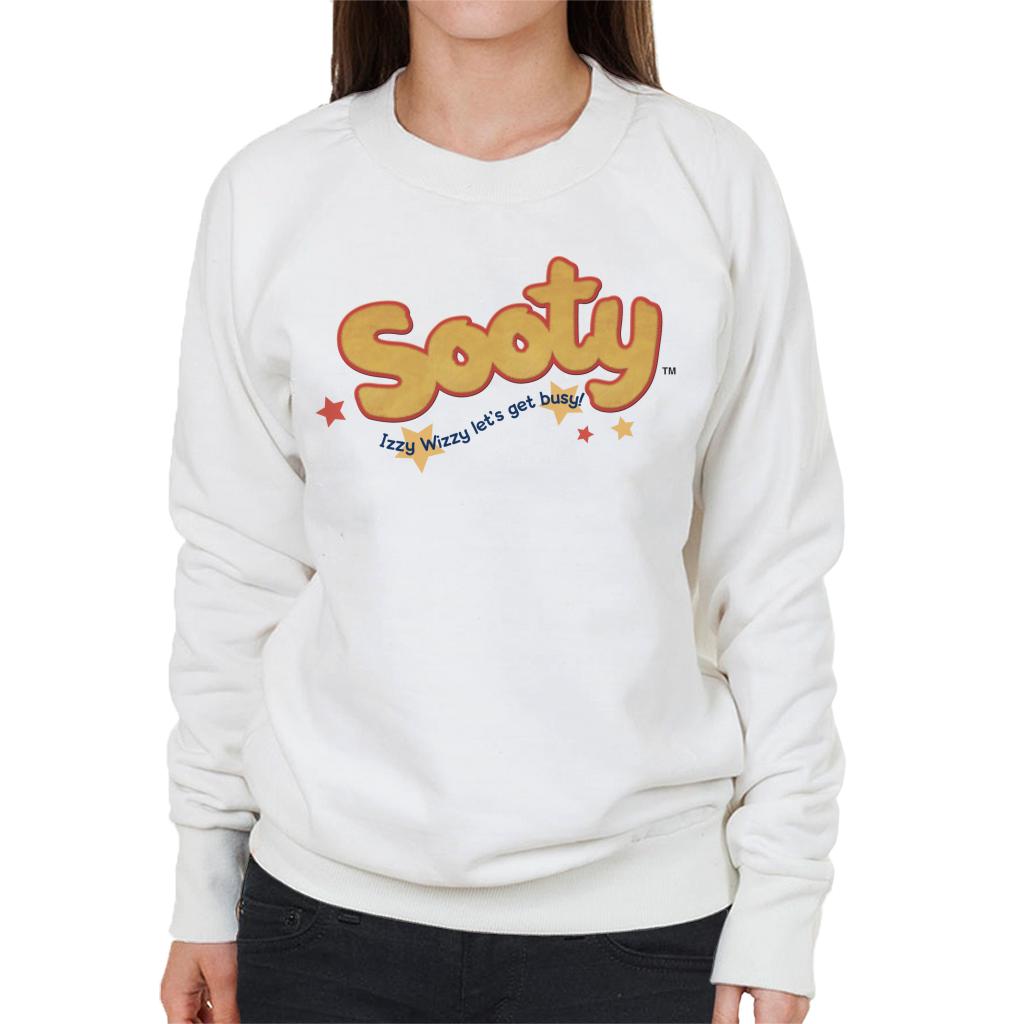 Sooty Text Logo Izzy Wizzy Women's Sweatshirt-ALL + EVERY