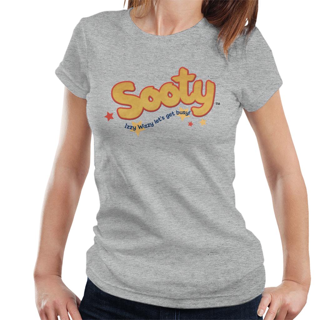 Sooty Text Logo Izzy Wizzy Women's T-Shirt-ALL + EVERY