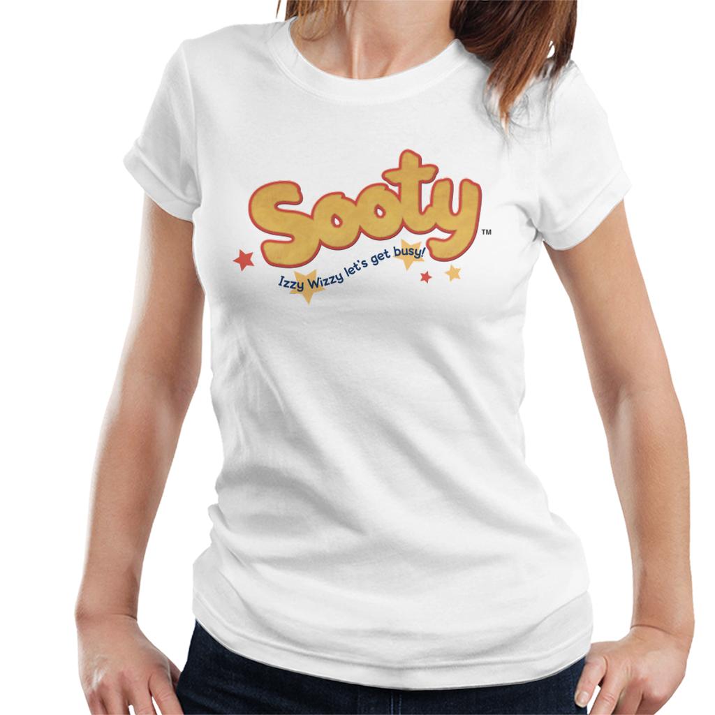 Sooty Text Logo Izzy Wizzy Women's T-Shirt-ALL + EVERY