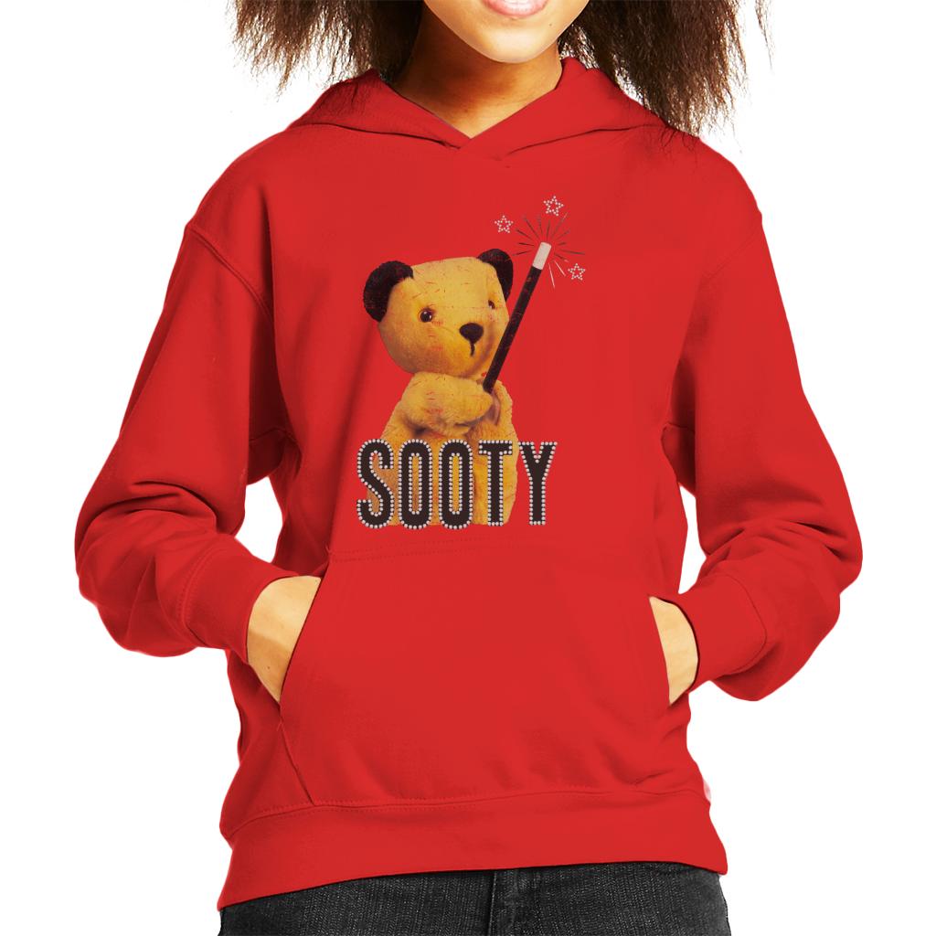 Sooty Retro Magic Wand Kids Hooded Sweatshirt-ALL + EVERY