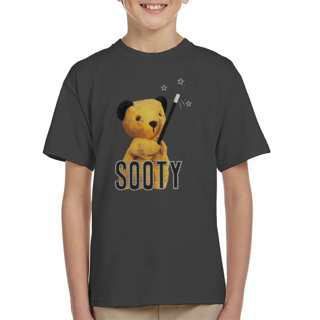 Sooty Retro Magic Wand Kids T-Shirt-ALL + EVERY