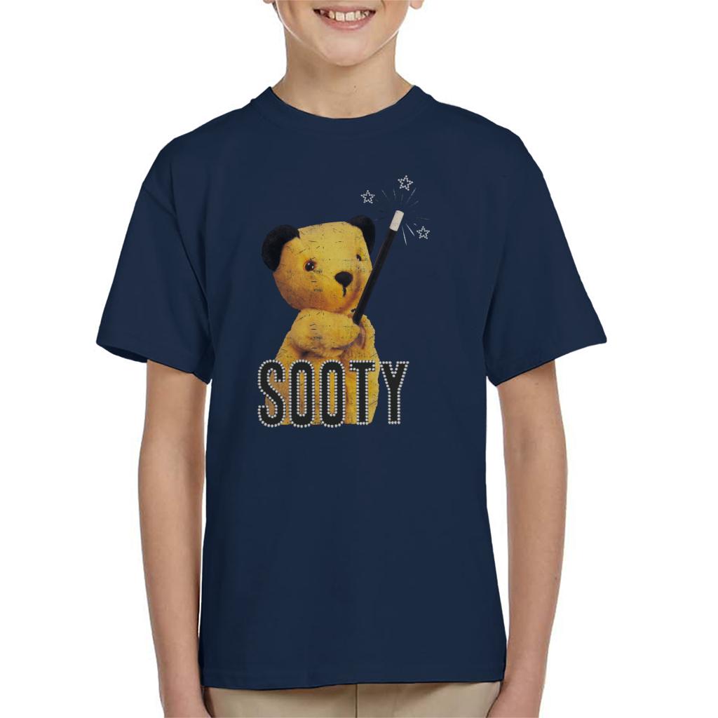 Sooty Retro Magic Wand Kids T-Shirt-ALL + EVERY