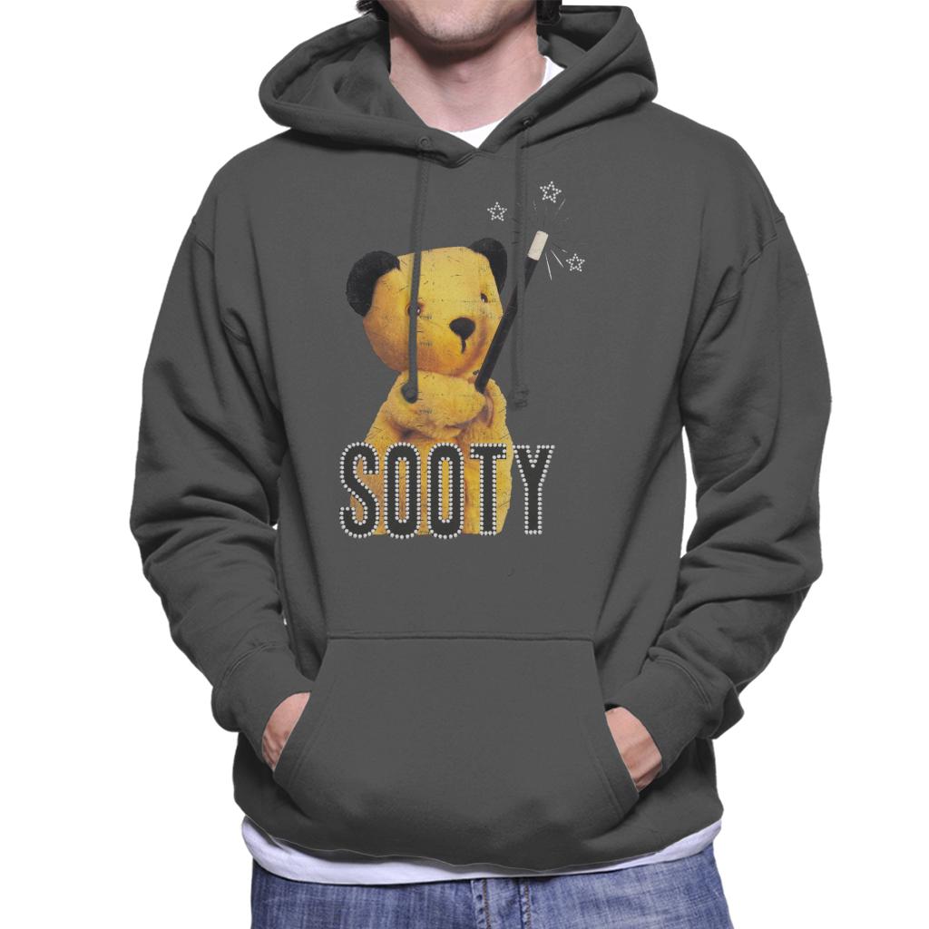 Sooty Retro Magic Wand Men's Hooded Sweatshirt-ALL + EVERY