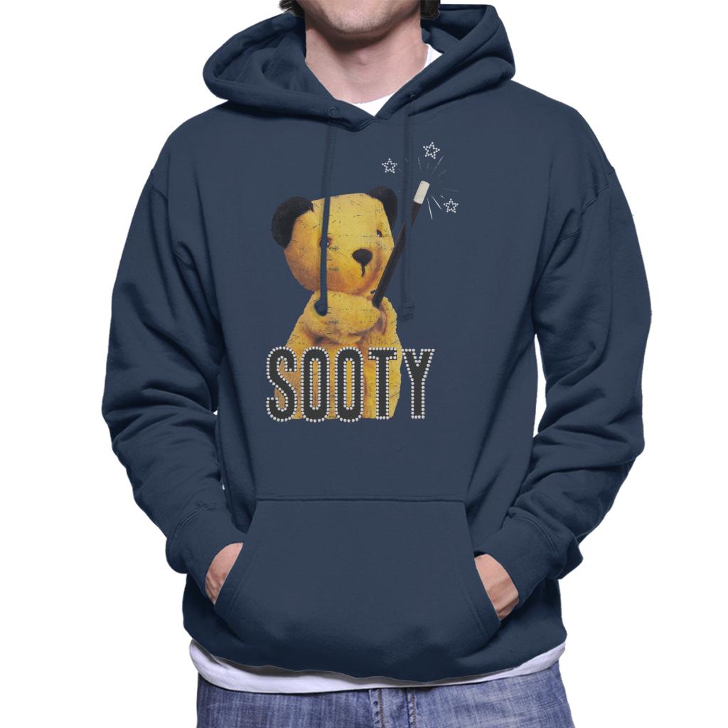 Sooty Retro Magic Wand Men's Hooded Sweatshirt-ALL + EVERY