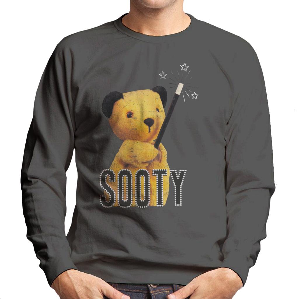 Sooty Retro Magic Wand Men's Sweatshirt-ALL + EVERY