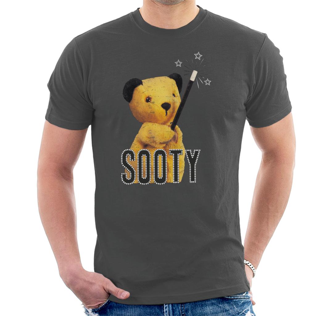 Sooty Retro Magic Wand Men's T-Shirt-ALL + EVERY