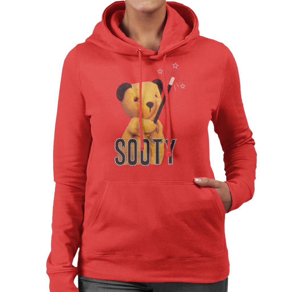 Sooty Retro Magic Wand Women's Hooded Sweatshirt-ALL + EVERY