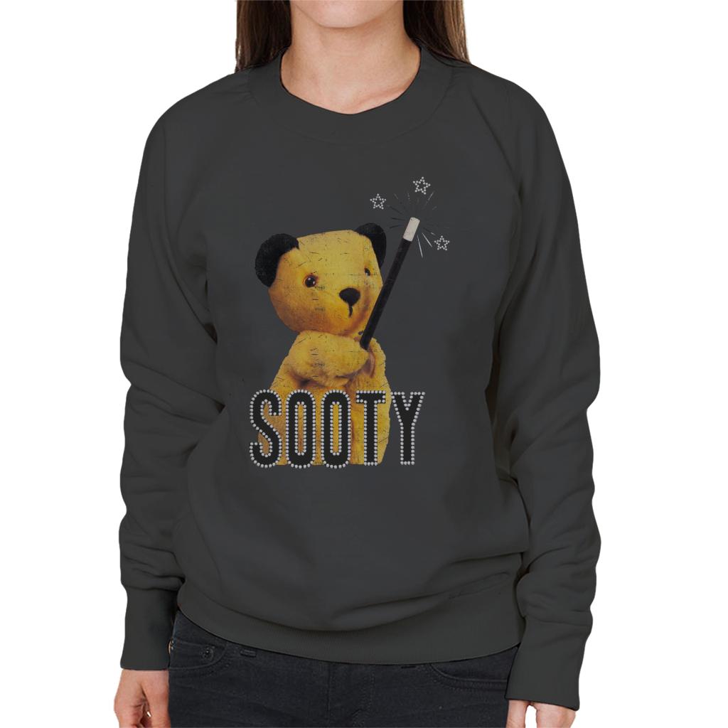 Sooty Retro Magic Wand Women's Sweatshirt-ALL + EVERY