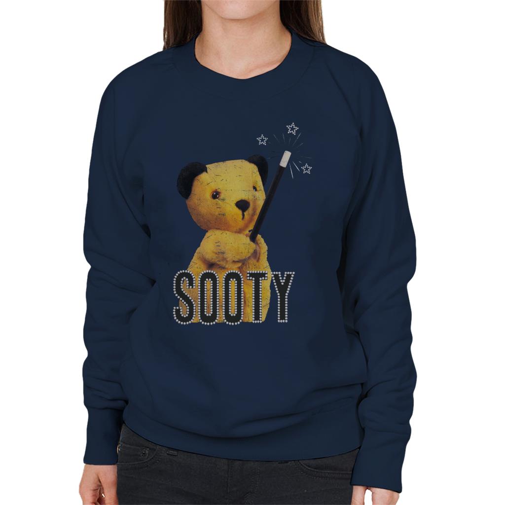 Sooty Retro Magic Wand Women's Sweatshirt-ALL + EVERY