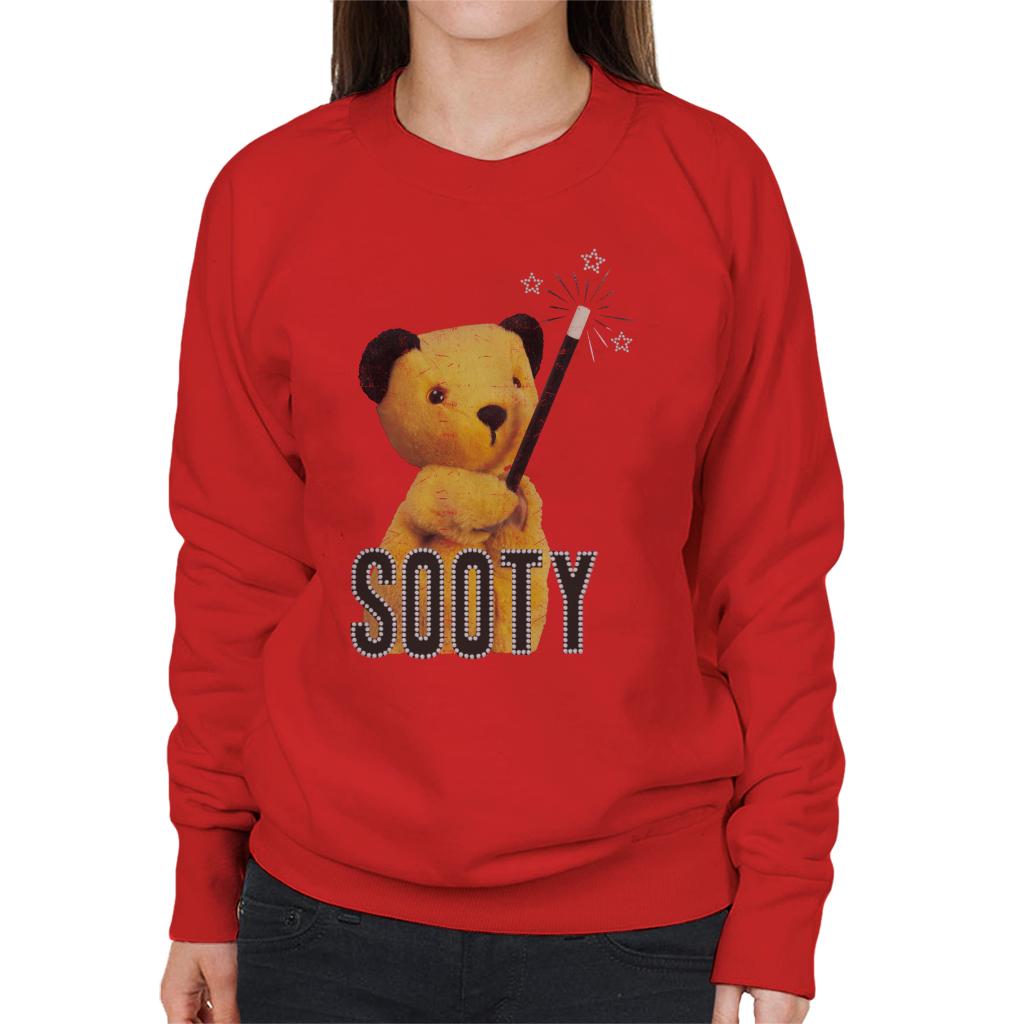 Sooty Retro Magic Wand Women's Sweatshirt-ALL + EVERY