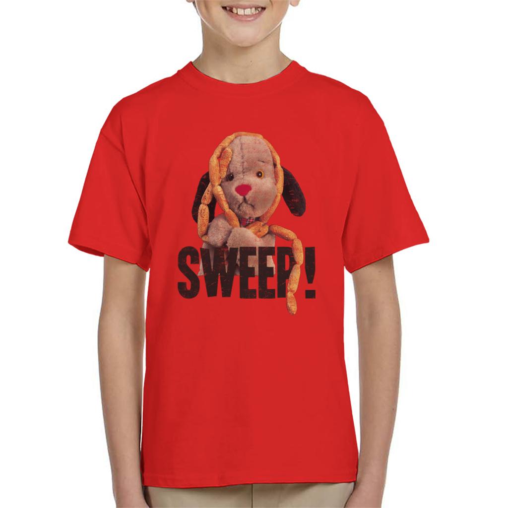 Sooty Sausages Sweep Distressed Kids T-Shirt-ALL + EVERY