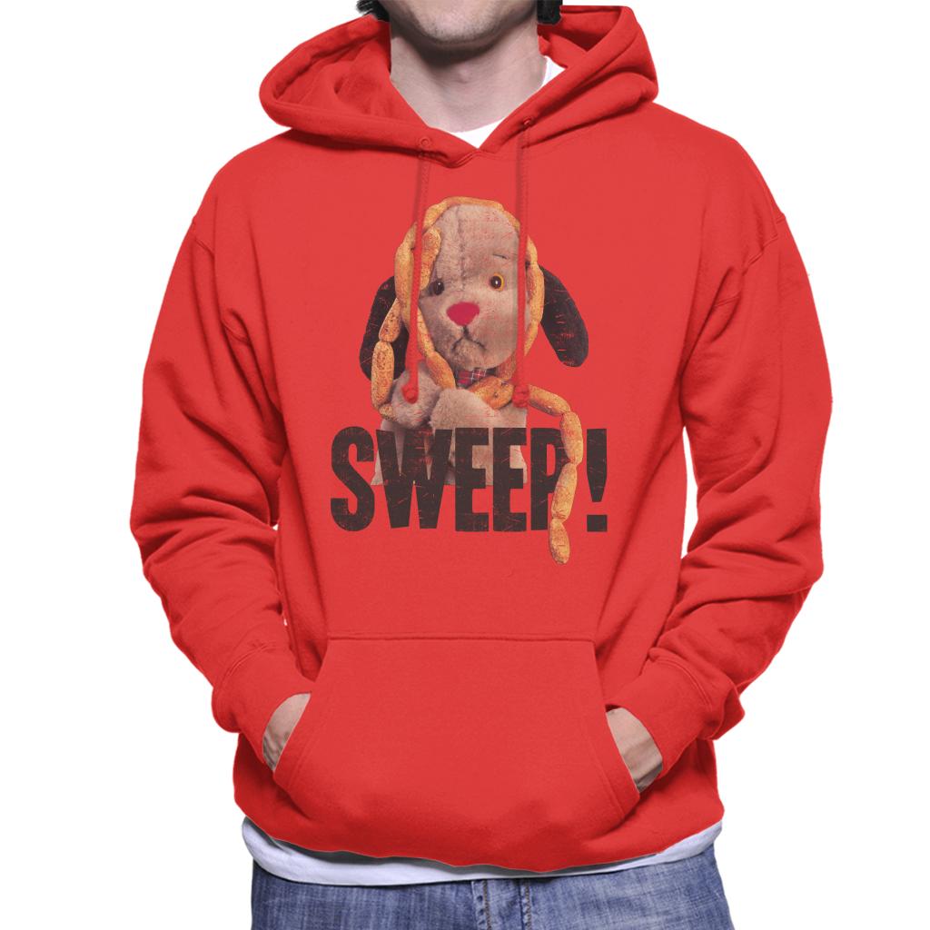 Sooty Sausages Sweep Distressed Men's Hooded Sweatshirt-ALL + EVERY