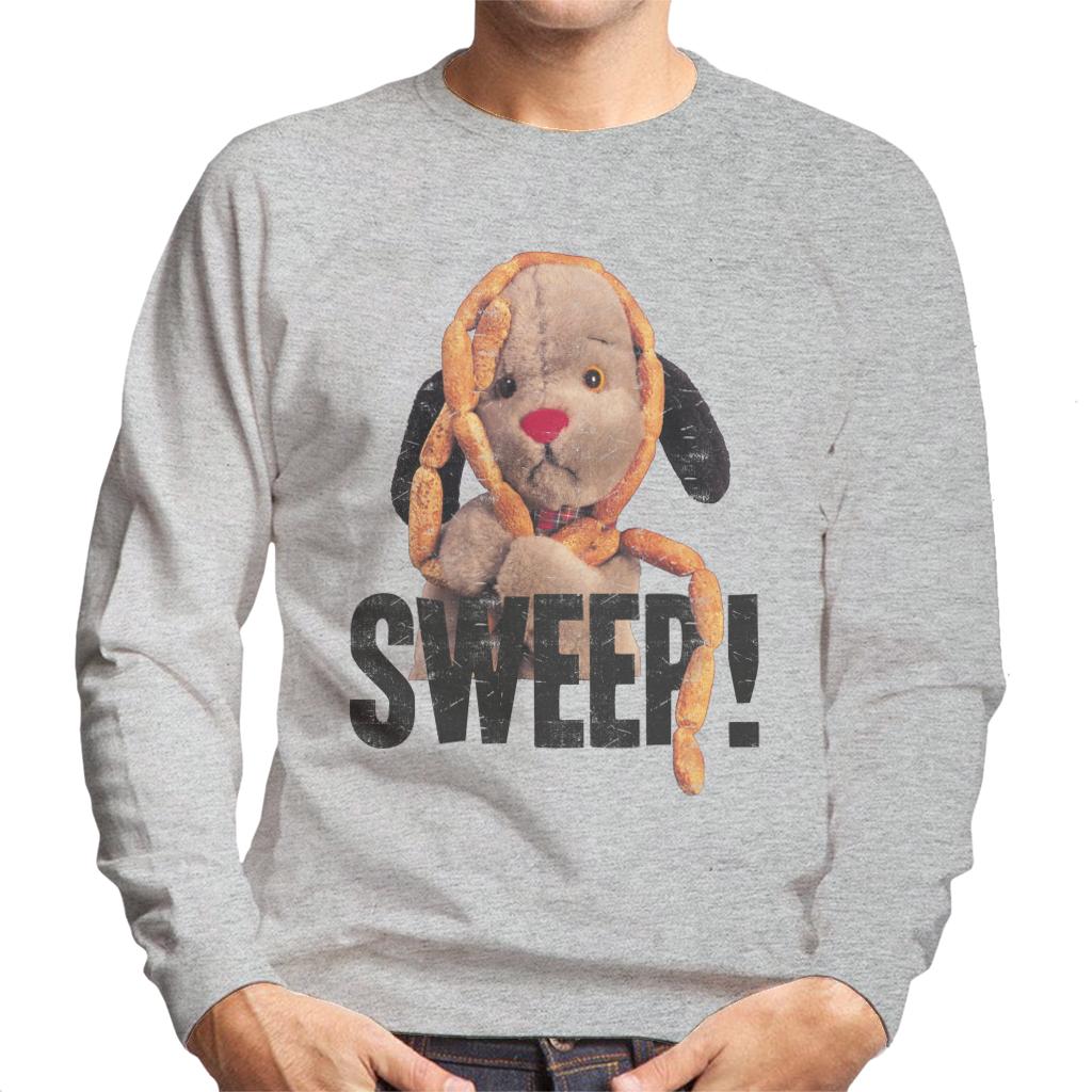 Sooty Sausages Sweep Distressed Men's Sweatshirt-ALL + EVERY