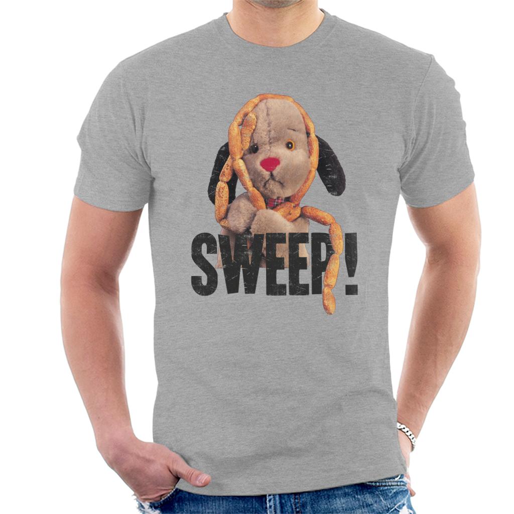 Sooty Sausages Sweep Distressed Men's T-Shirt-ALL + EVERY