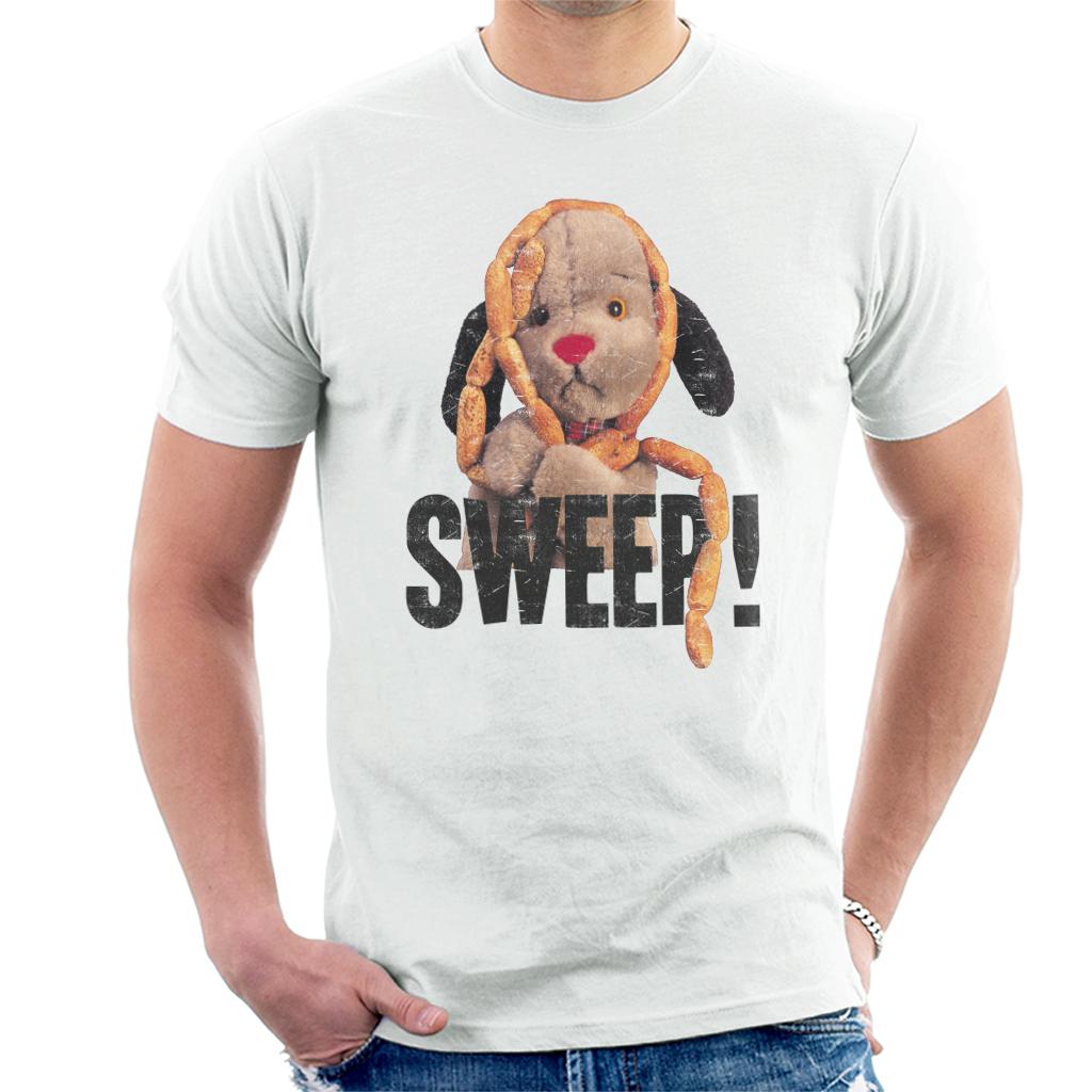 Sooty Sausages Sweep Distressed Men's T-Shirt-ALL + EVERY