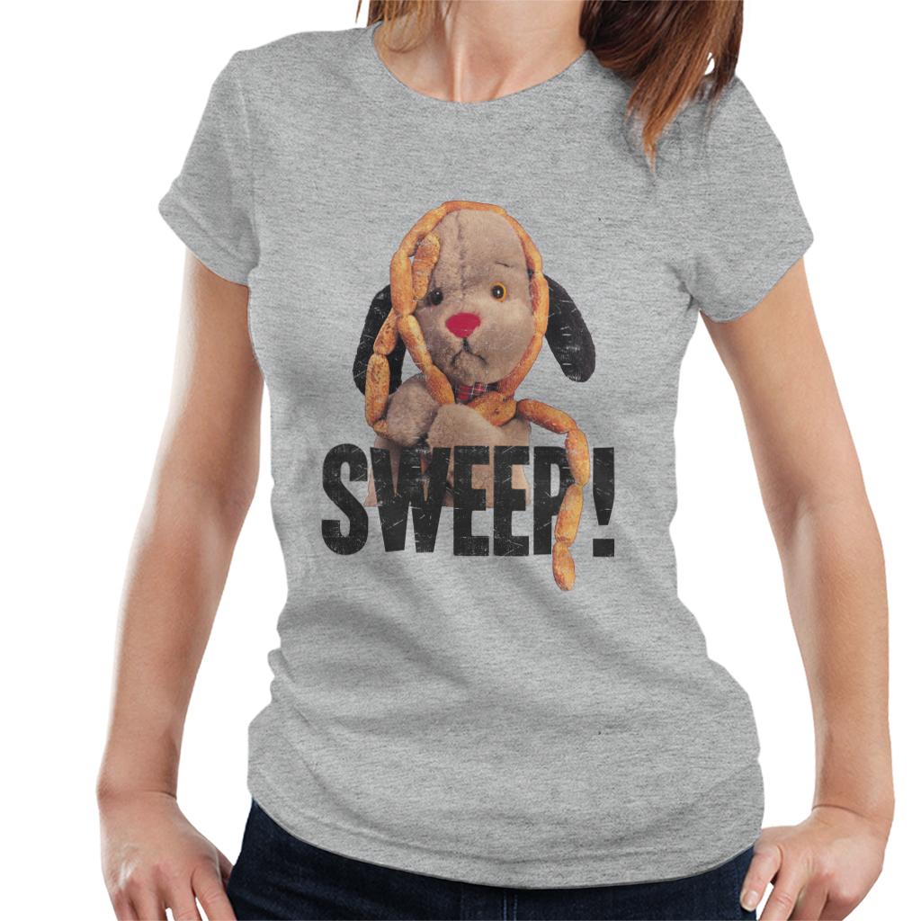 Sooty Sausages Sweep Distressed Women's T-Shirt-ALL + EVERY