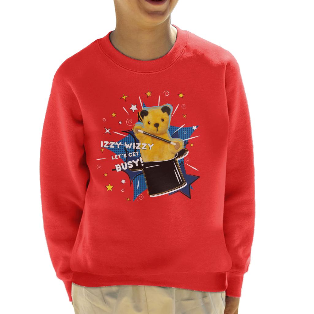 Sooty Top Hat Izzy Wizzy Let's Get Busy Kid's Sweatshirt-ALL + EVERY