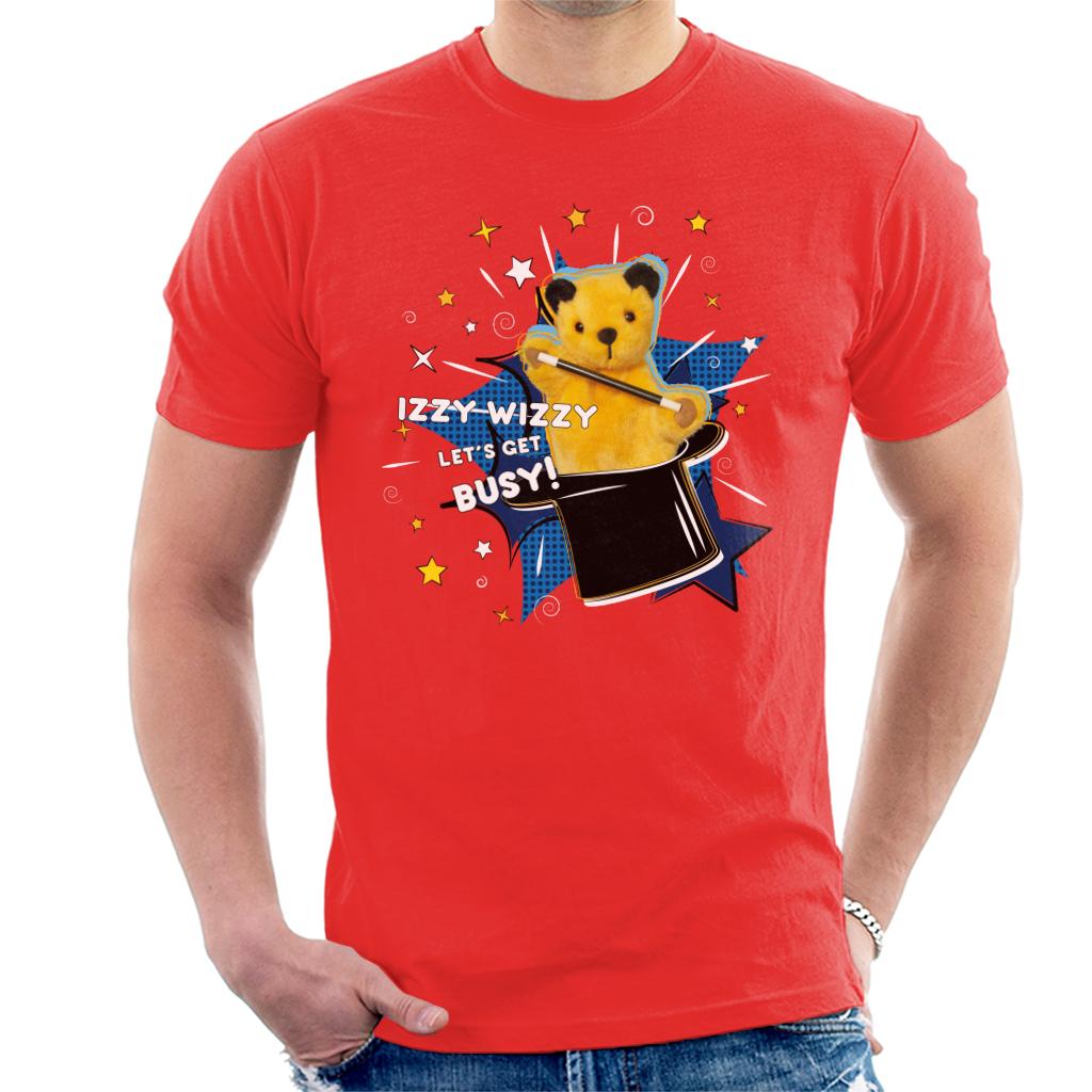 Sooty Top Hat Izzy Wizzy Let's Get Busy Men's T-Shirt-ALL + EVERY